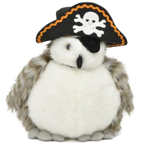 2333OW-PR : 9" Plumpee Pirate Owl