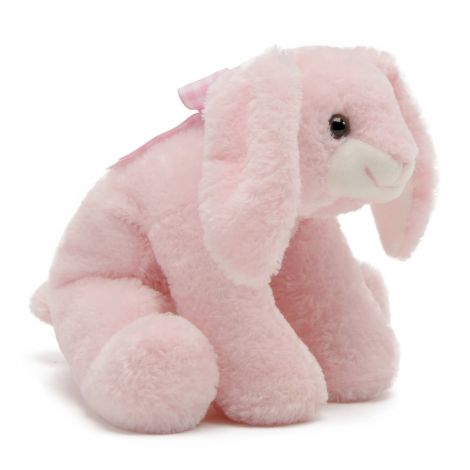 Personalized Stuffed Rabbit 12" Pink Unipak Plush Bunny 