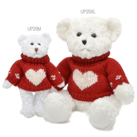 White Bears with Heart Sweater